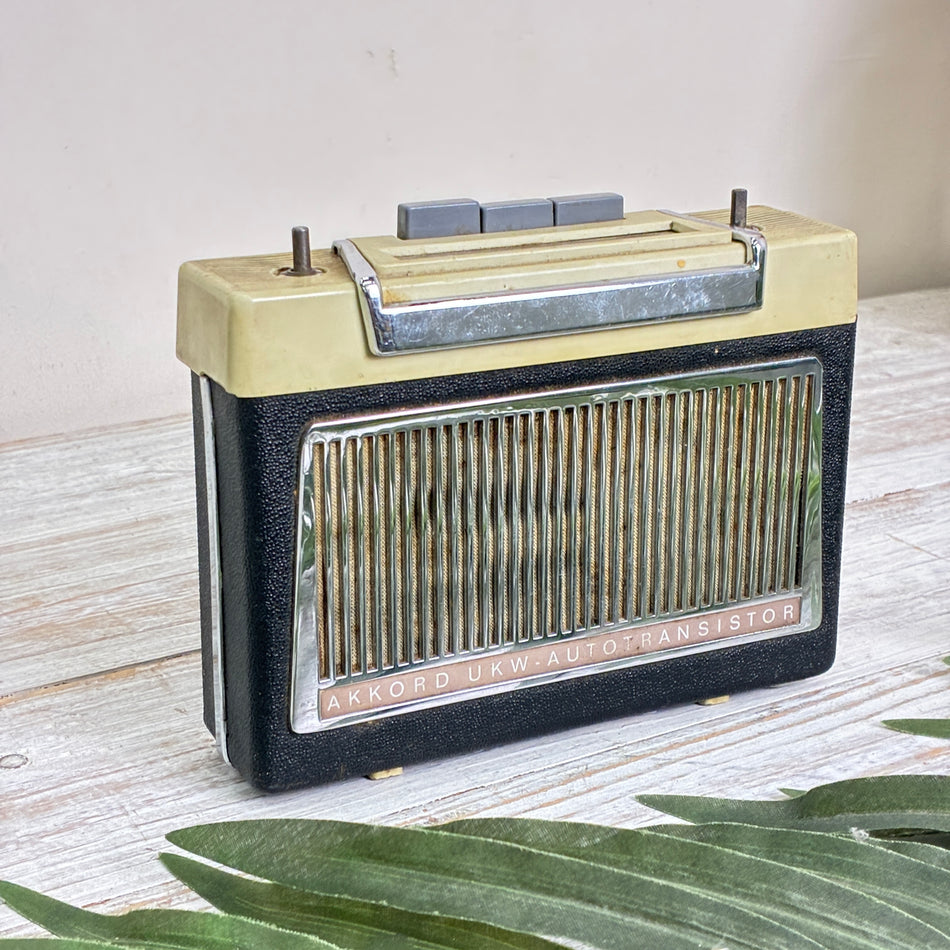 Vintage Kofferradio Transistorradio Tragbares Radio 1960er Jahre Deko Gebraucht