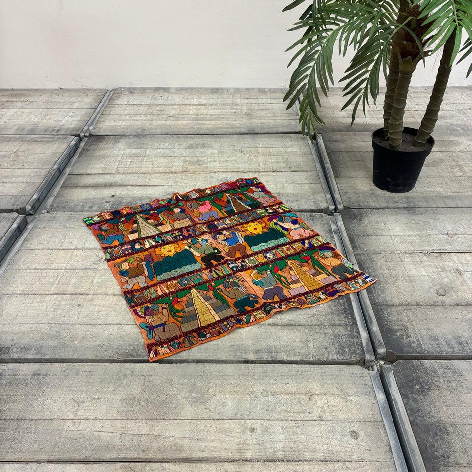 Orientalischer Teppich Vintage 74x82 Gemustert Gebetsteppich