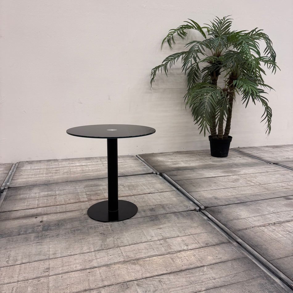 Beistelltisch Rund Glas 50cm Design Tisch Gebraucht