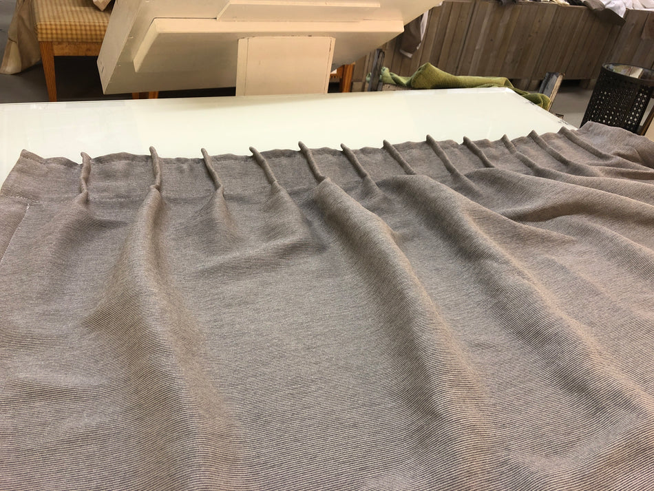 Gardine Vorhang 250x100 grau gebraucht