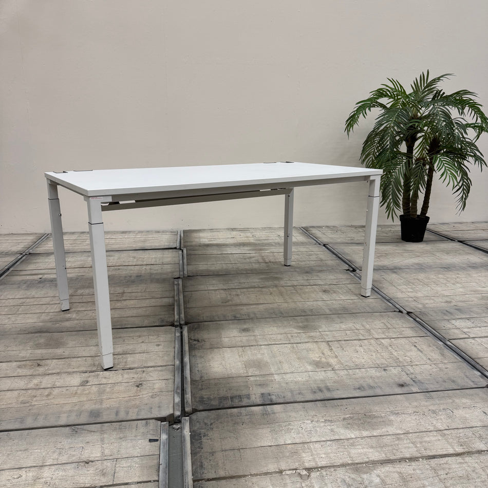 Steelcase Schreibtisch Weiß Büro Tisch 160x80 Gebraucht