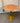 Tisch Säulentisch golden Marmor 70x63 schwer Tellerfuß