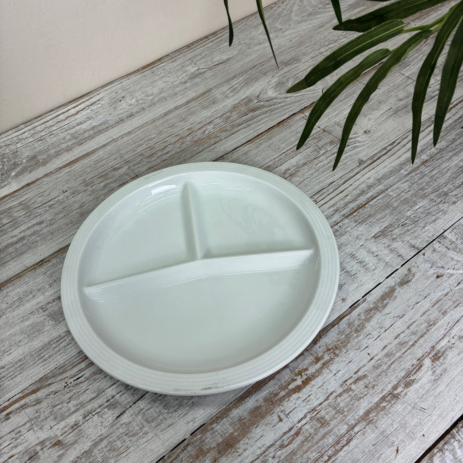 Seltmann Weiden Fondueteller 24 cm Abteilteller 3-geteilt Frühstücksteller