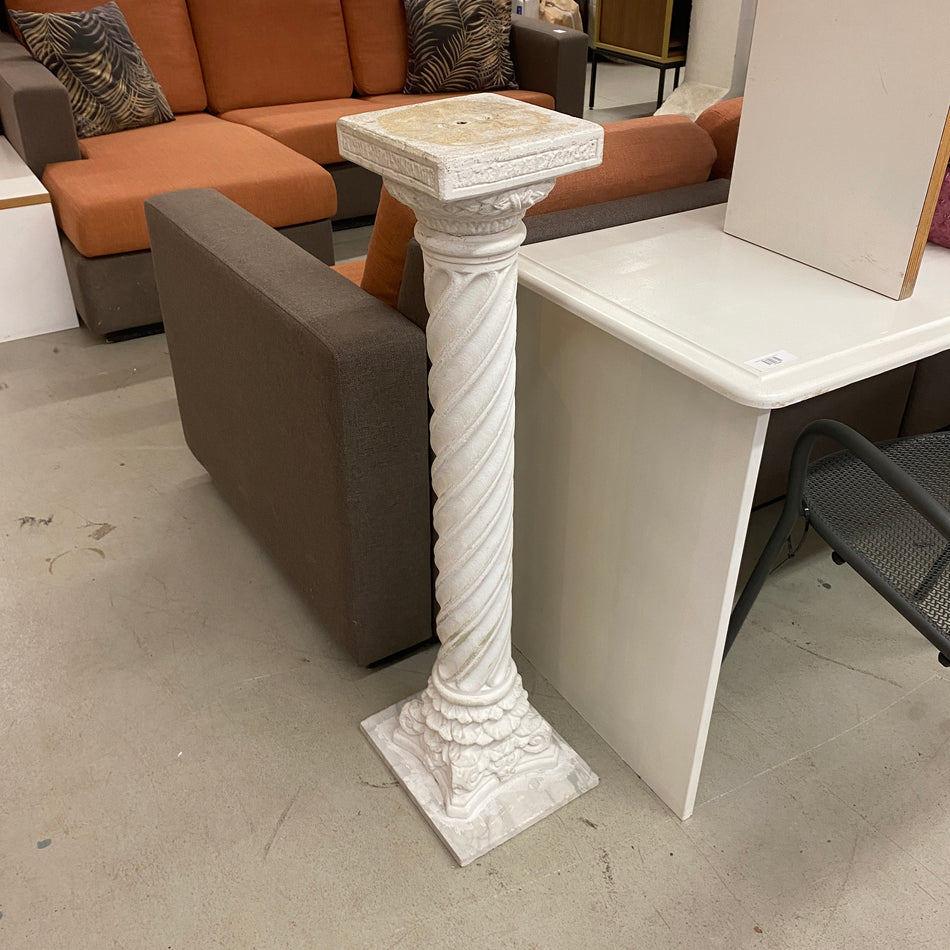 Steindeko Stein Säule gedreht im Antikstil – gebraucht