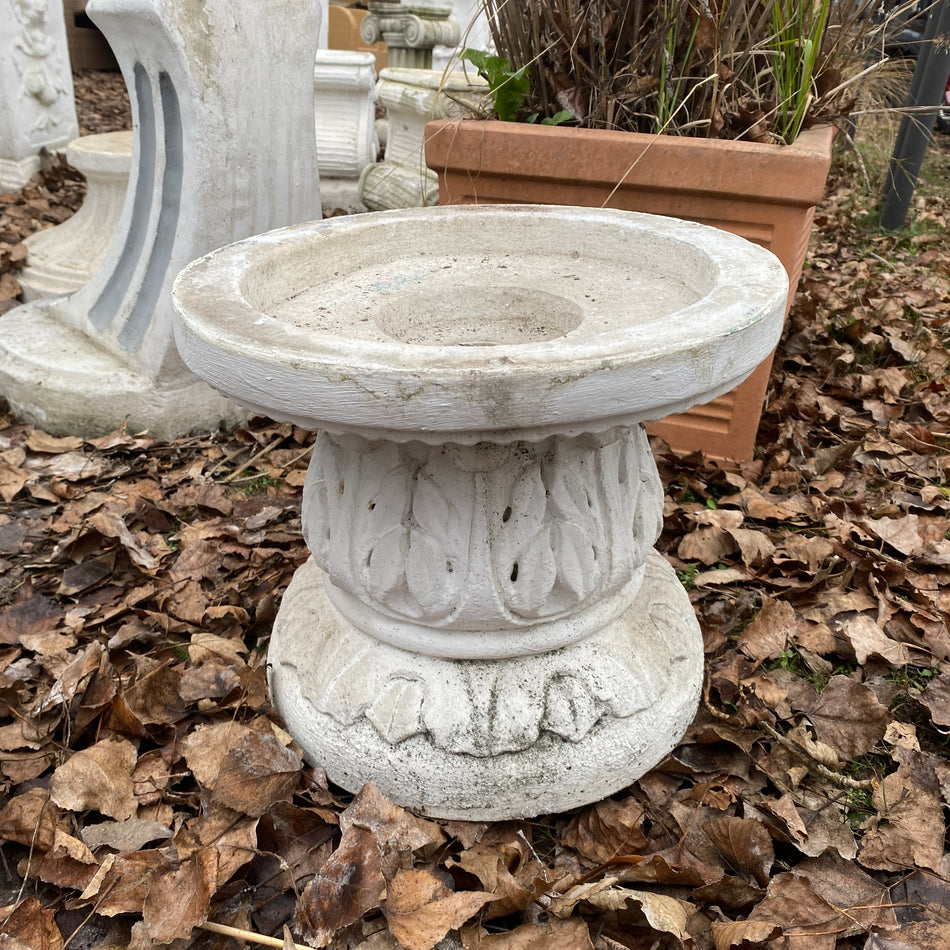 Steindeko Stein Pflanzsäule rund im Antikstil – gebraucht