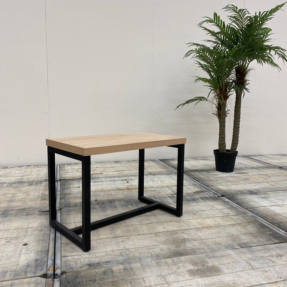 Beistelltisch Furnier Anthrazit Skandi-Stil Tisch gebraucht