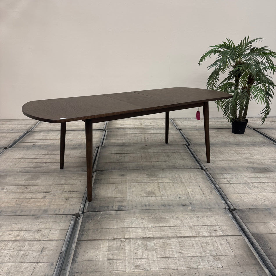 Oh my! Esstisch Ausziehbar Massivholz Eiche Braun Retro Skandi Tisch