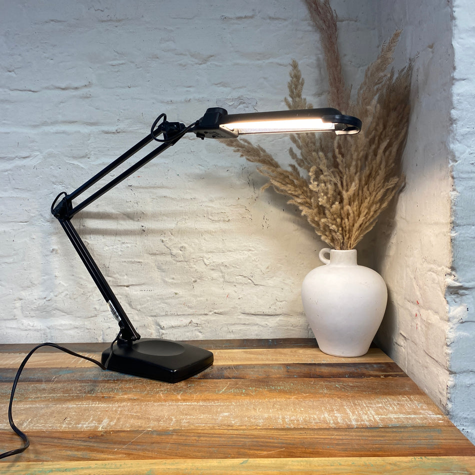 Lival Continent Tischlampe gebraucht schwarz Arbeitstischleuchte