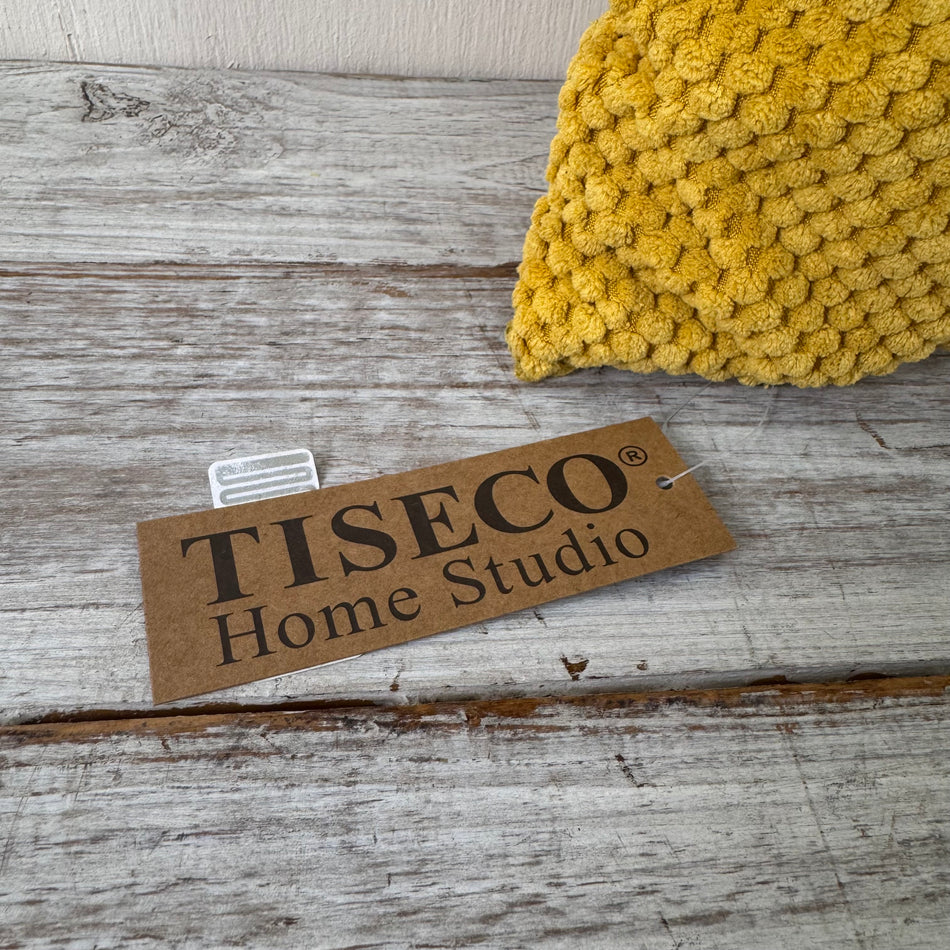 Tiseco Home Studio Kissen Gelb 45x45 Neuware