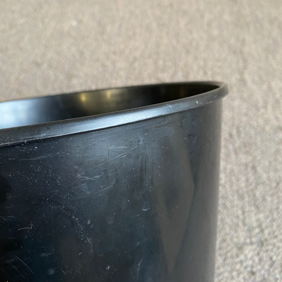 Mülleimer gebraucht schwarz Kunststoff 25x29 Abfalleimer Papierkorb
