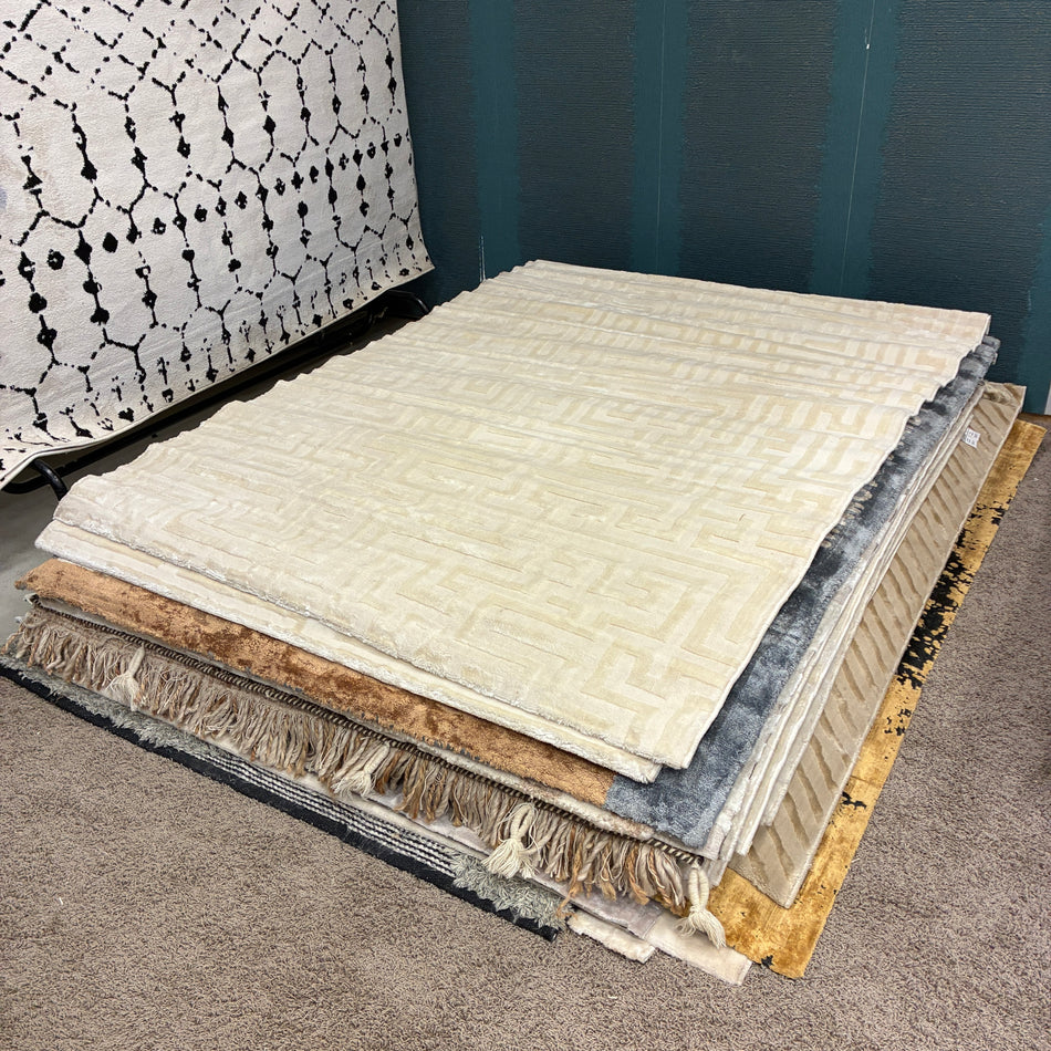 Heller Design Teppich mit Strukturmuster – Neuware – 155 x 225cm