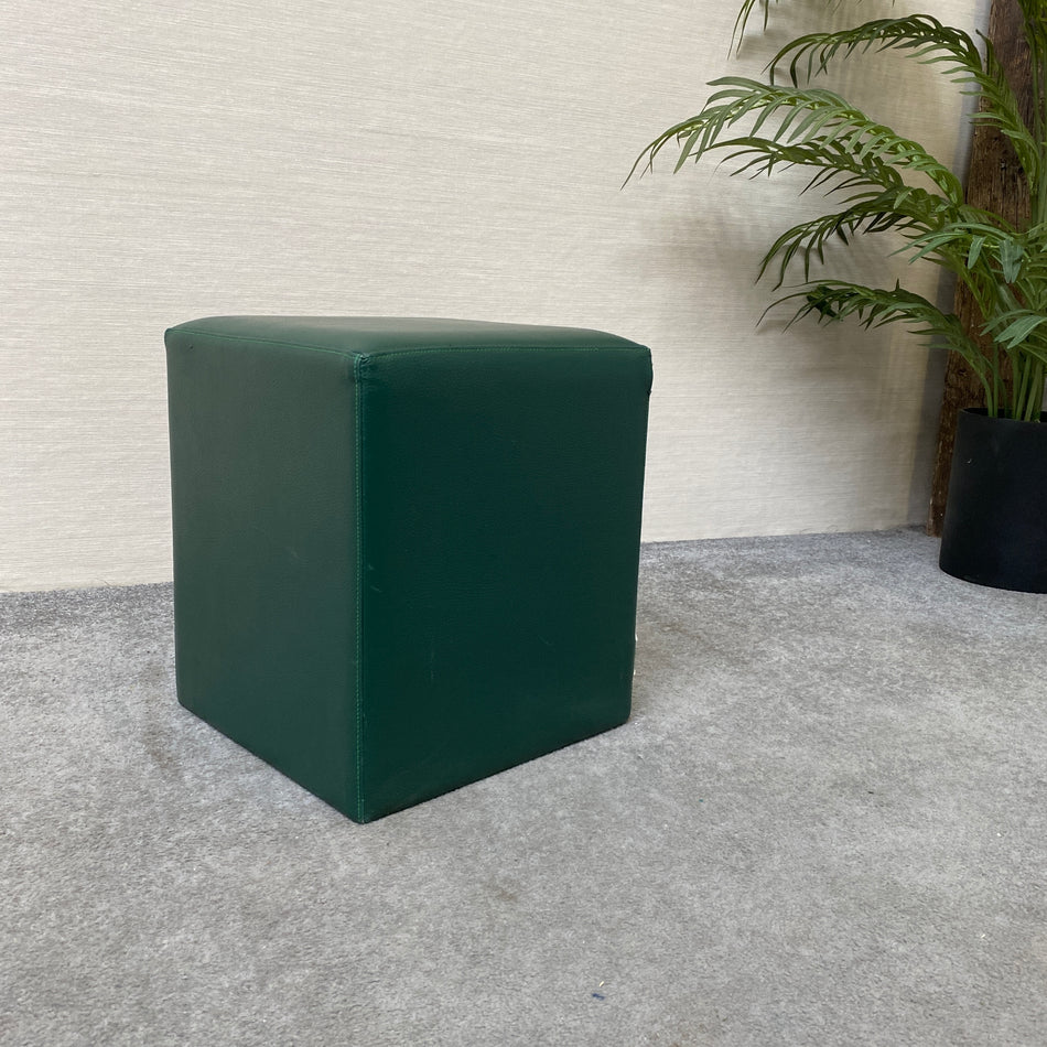Kaikoon Sitzhocker gebraucht dunkelgrün Hocker eckig