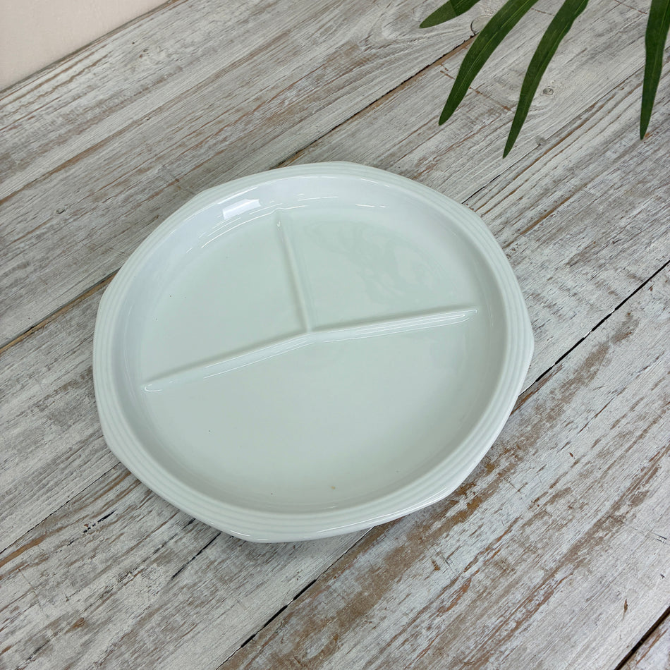 Seltmann Weiden Fondueteller 22,5 cm Abteilteller 3-geteilt Frühstücksteller