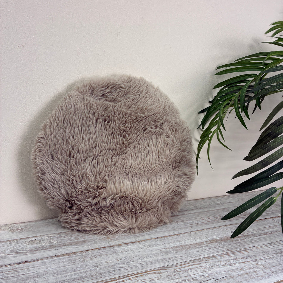 Unique Living Kissen Matten hellgrau 40 cm