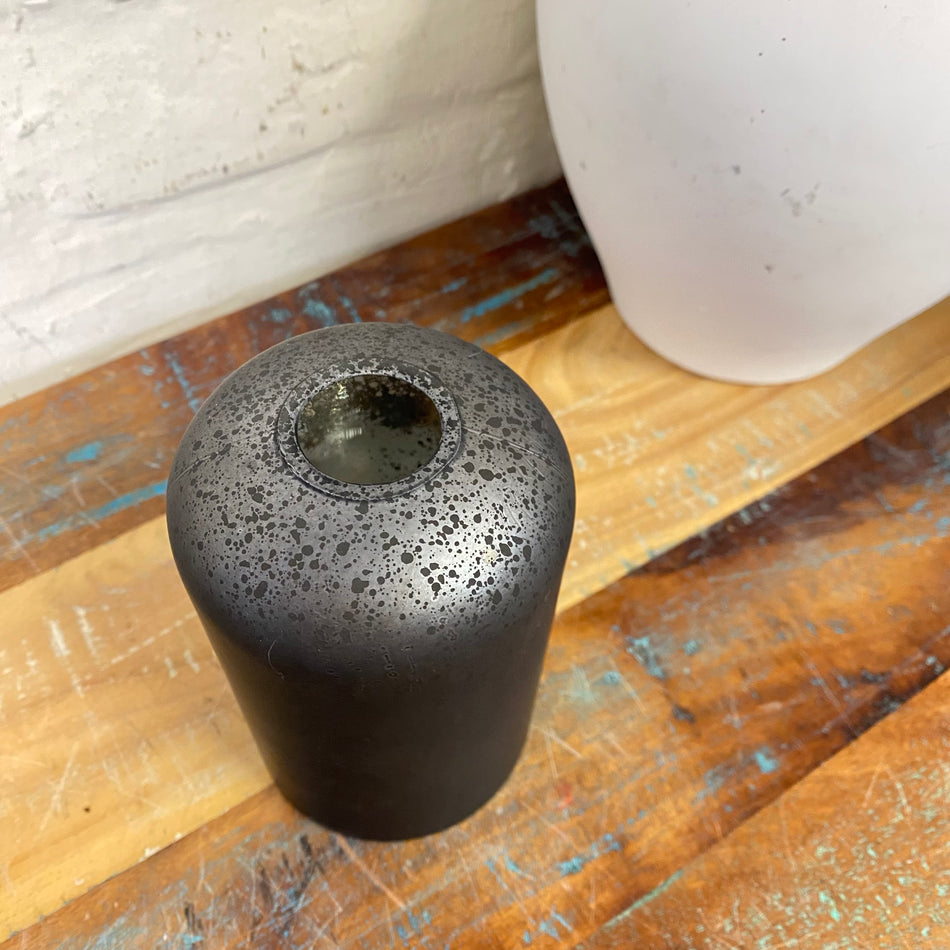 Vase Ted schwarz Glas 13cm