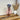 Vase rosa transparent Glas Blumenvase 40cm Deko