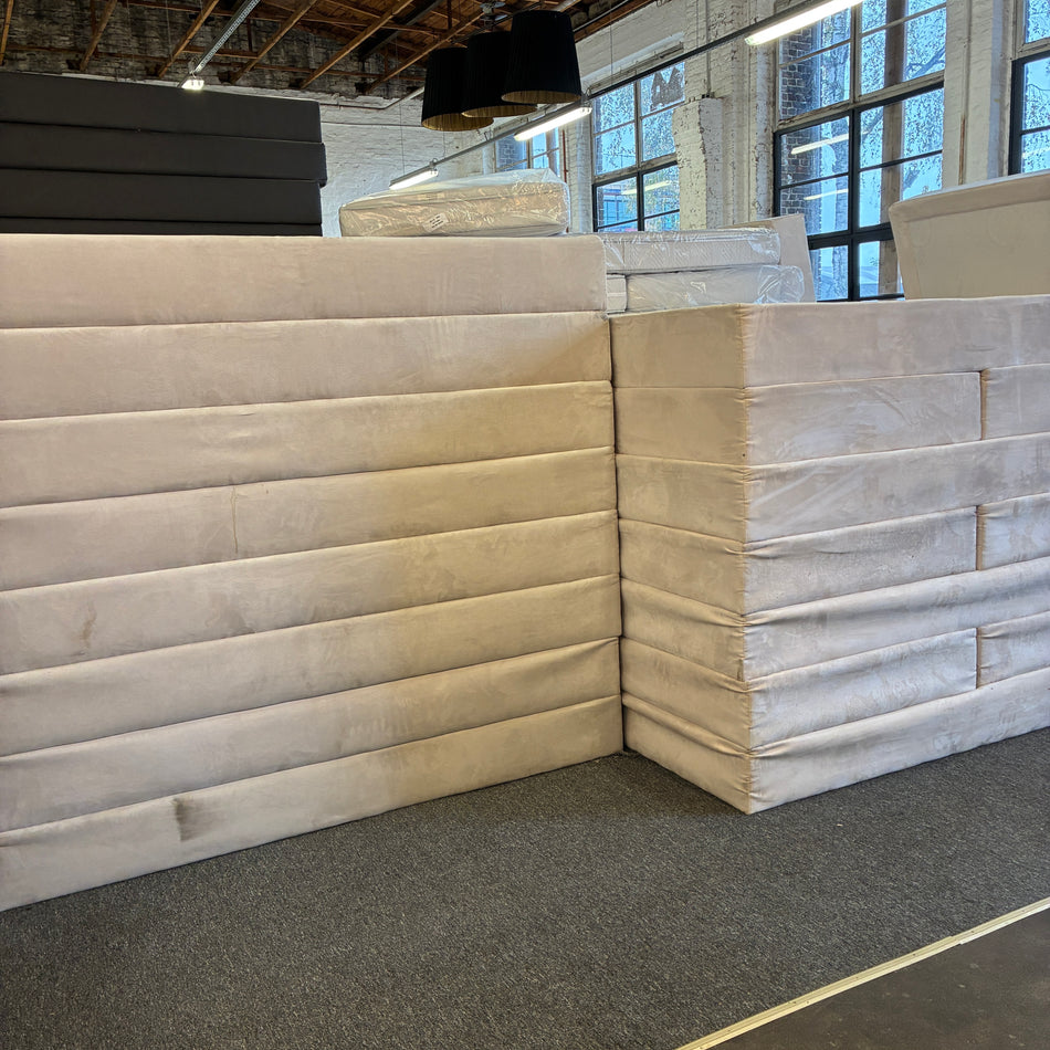 Boxspringbett gebraucht creme 90x200 inkl Matratze