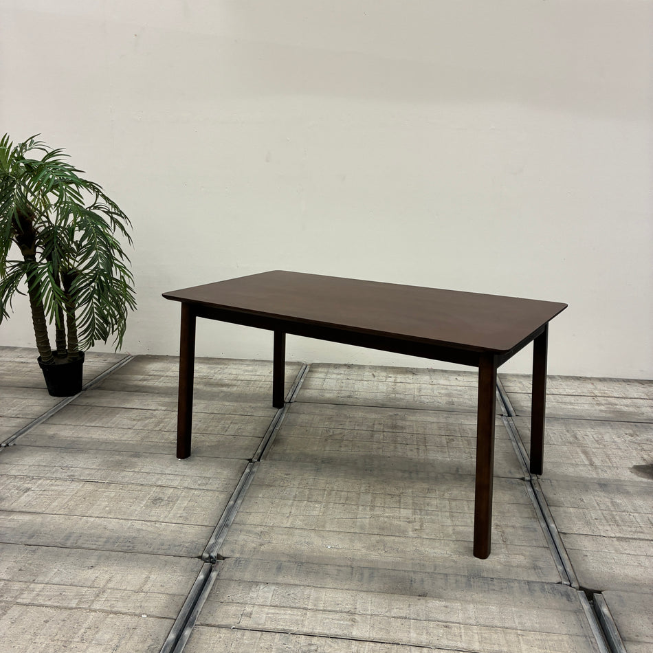 Ausziehbarer Esstisch Dunkelbraun Holz 150x85 Tisch Gebraucht