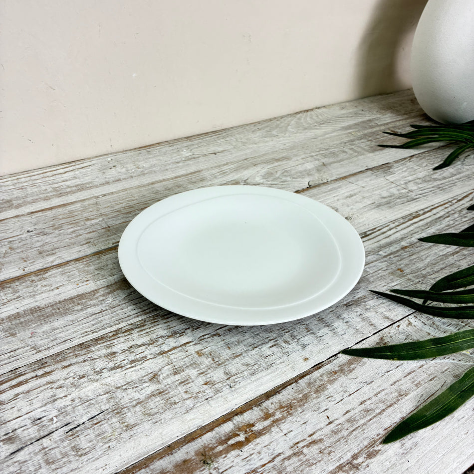 Seltmann Weiden Trio Frühstücksteller 23 cm weiß
