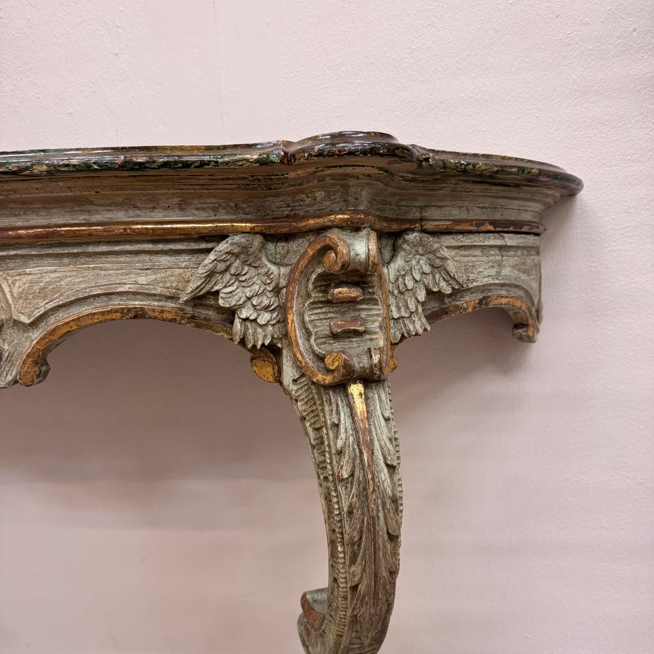 Prunkvoller Konsolentisch im Rokoko-Design Stilmöbel Tisch 5-Sterne Schlosshotel
