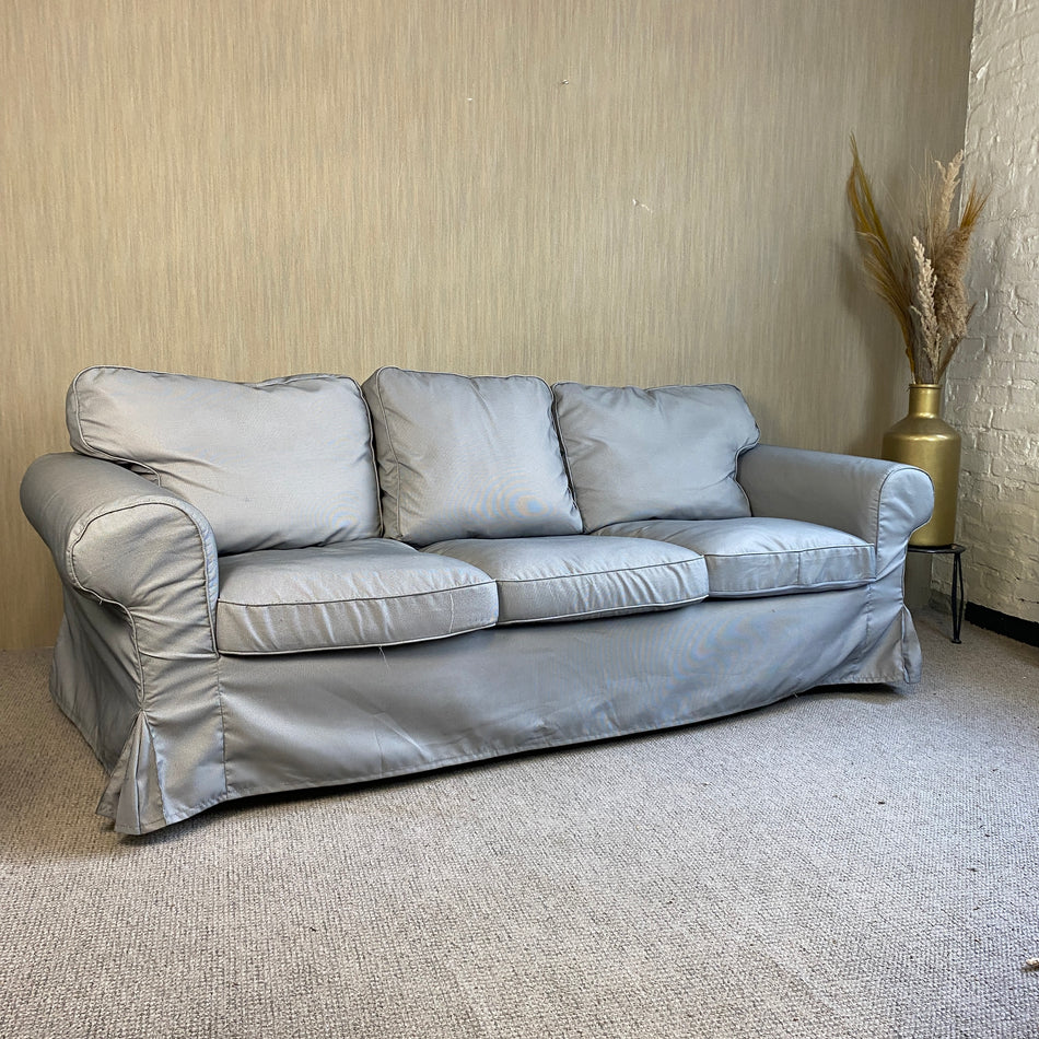 Ikea Sofa gebraucht grau gepolstert 3 Sitzer Couch
