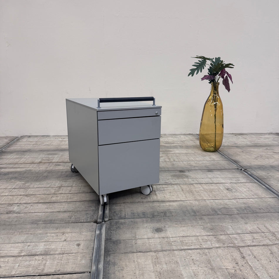 Planmöbel Rollcontainer Lichtgrau 3 Schubladen Büro Container Gebraucht
