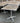 Outdoor Tisch Holz Metall quadratisch 70x70x71 Bistrotisch