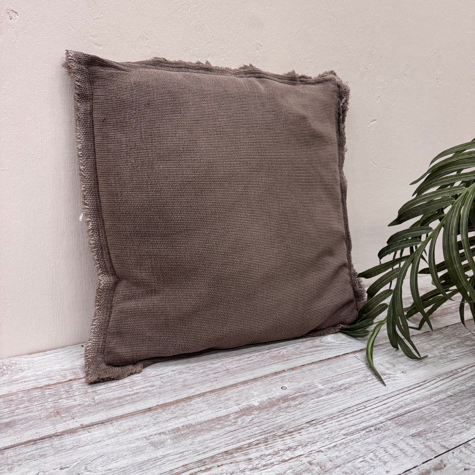 PTMD Kissen Indra Braun 45x45 Dekokissen Neuware