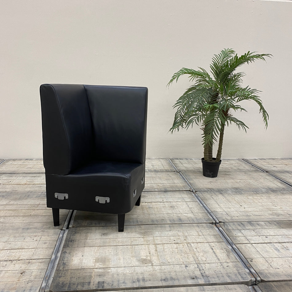 Eckteil Essbank Schwarz Kunstleder Modul Bank Gebraucht