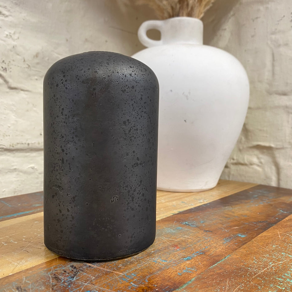 Vase Ted schwarz Glas 13cm