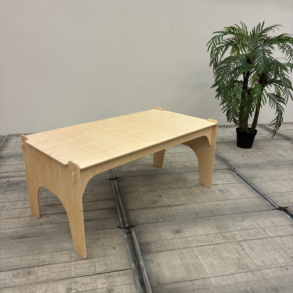 KidsDepot Easyclick Brussel M Kindertisch Holz Natur Holz Tisch