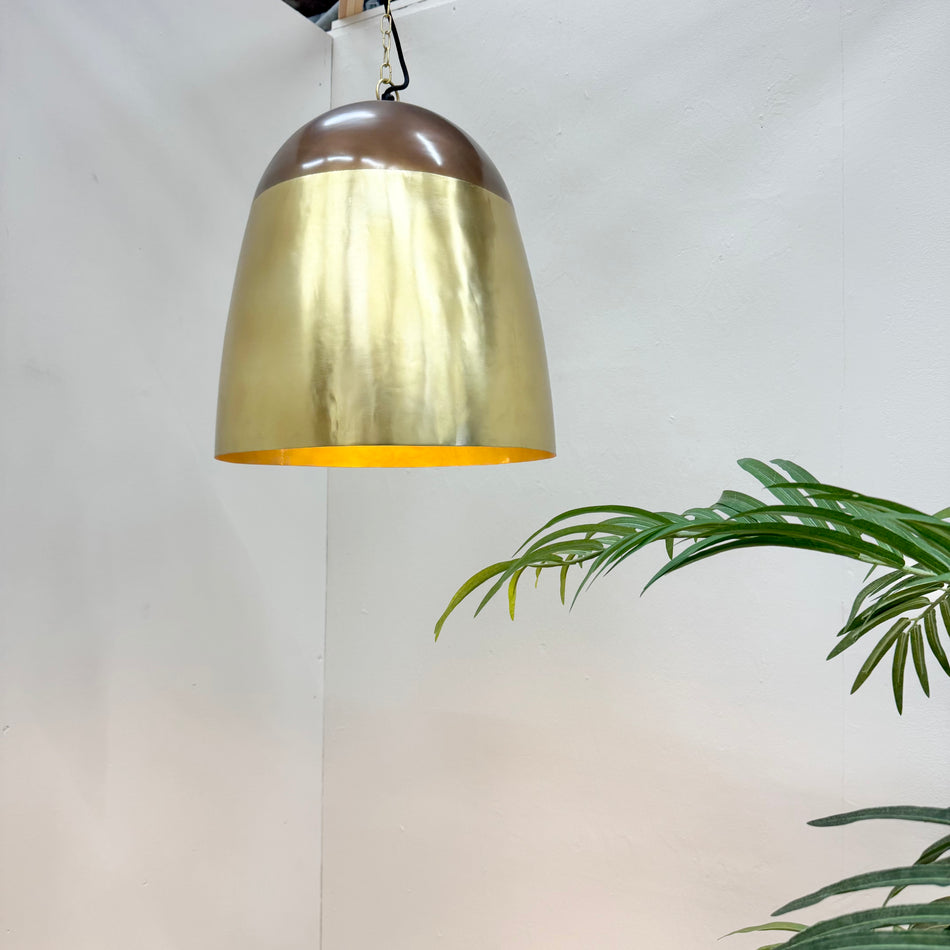 PTMD Mervin Lampe Golden Metall Pendelleuchte Deckenlampe