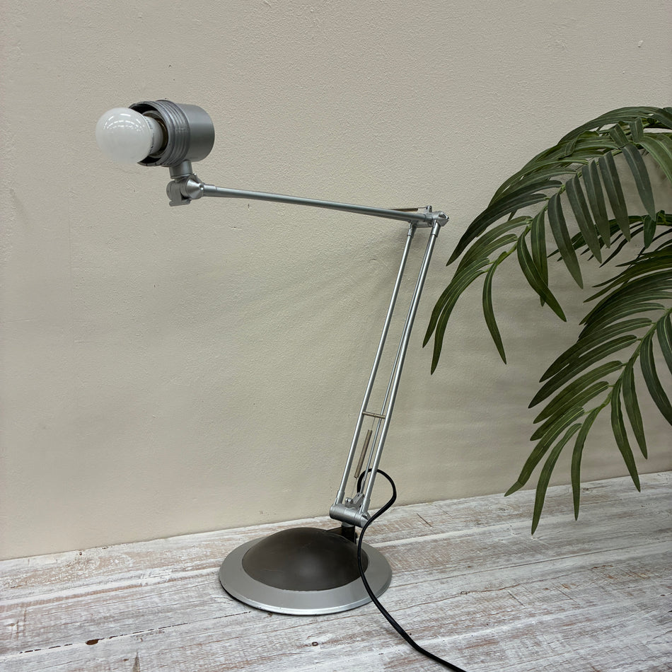 Globo 58126 Tischlampe silber Metall Lampe gebraucht