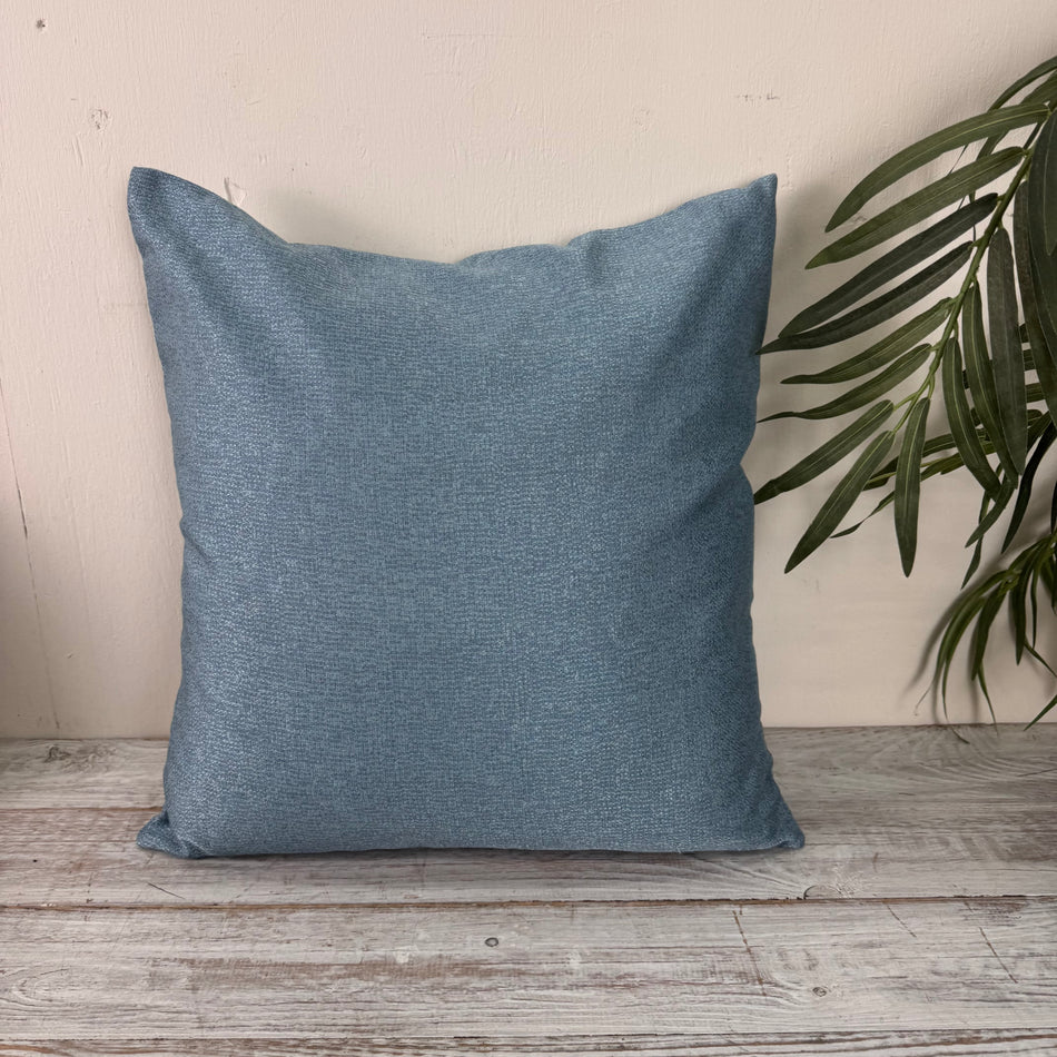 Dekokissen Hellblau 100% Baumwolle Kissen 45x60 Gebraucht