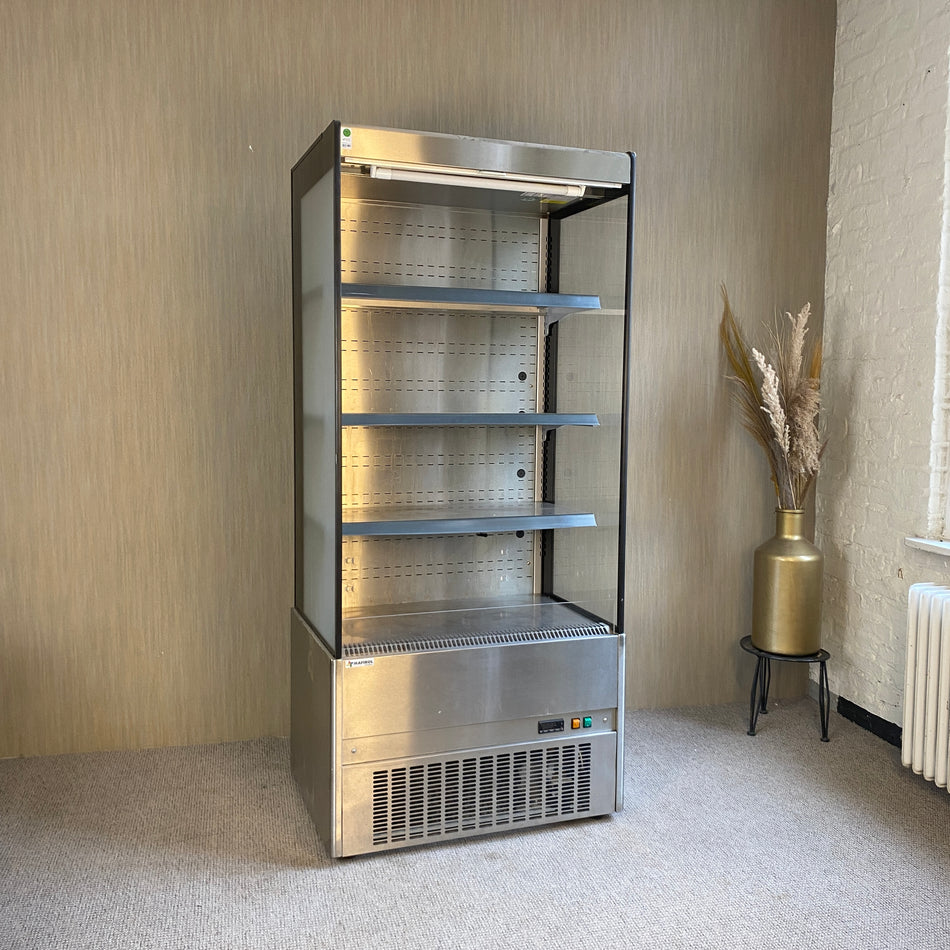 Marifol Cronux Inox 807 Wandkühlregal gebraucht 4 Fächer Gastro