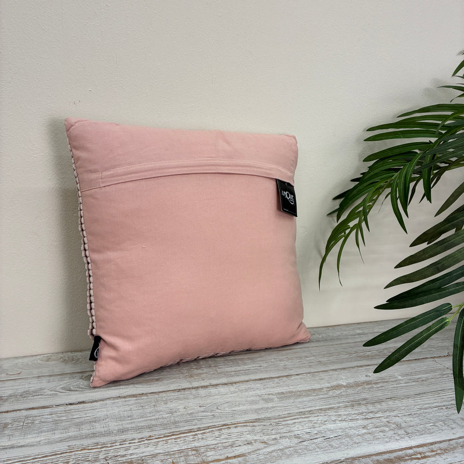 Unique Living Dolf Kissen Rosa Cord-Optik 45x45 Dekokissen