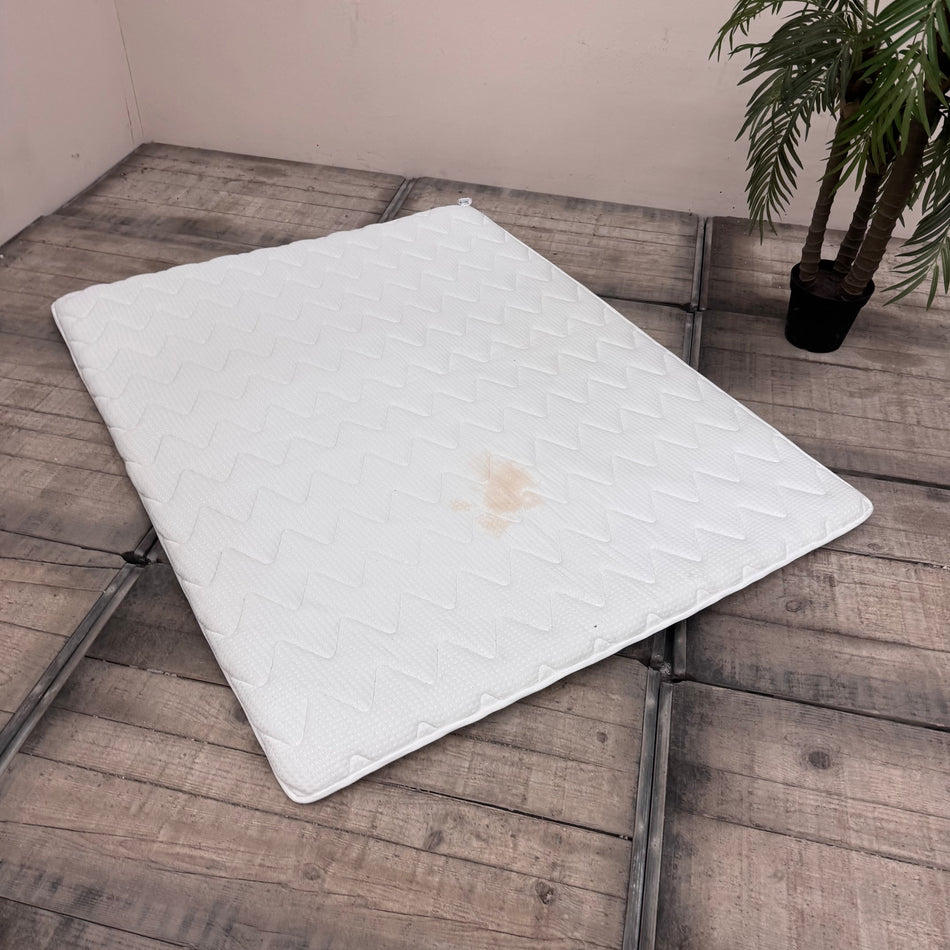 Matratzentopper 160x200 Topper Auflage Bett-Topper Weiß Textil Gebraucht