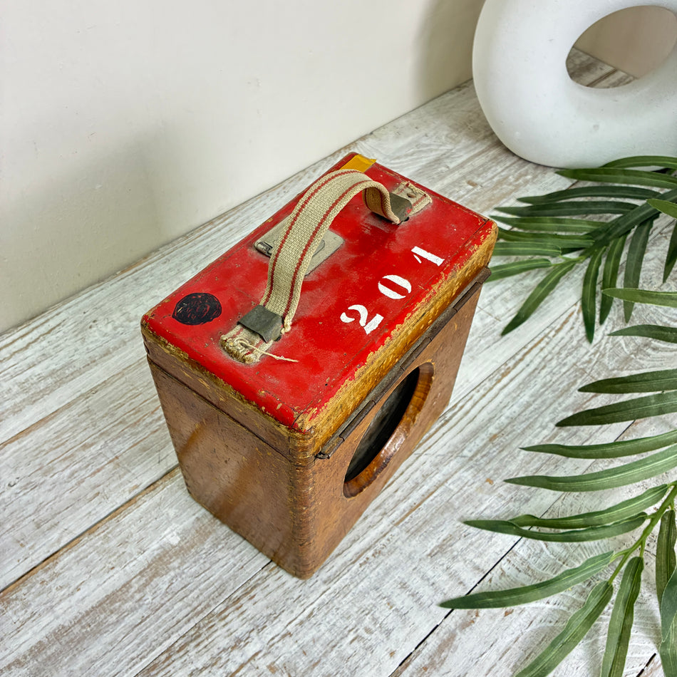 Antike Taubenuhr Holzkasten Mechanisch Brieftaubenuhr Deko Vintage Sammlerstück