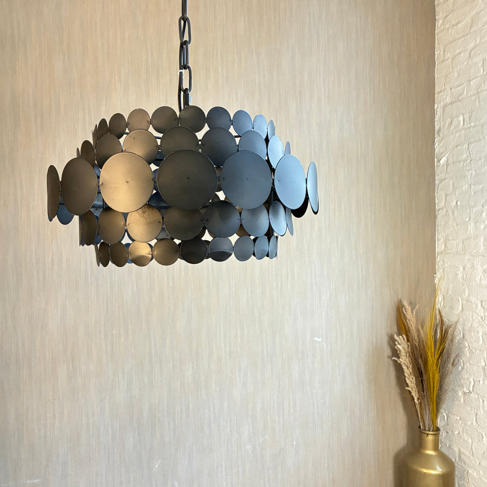 PTMD Deckenlampe Viviane schwarz Metall 45cm  Lampe