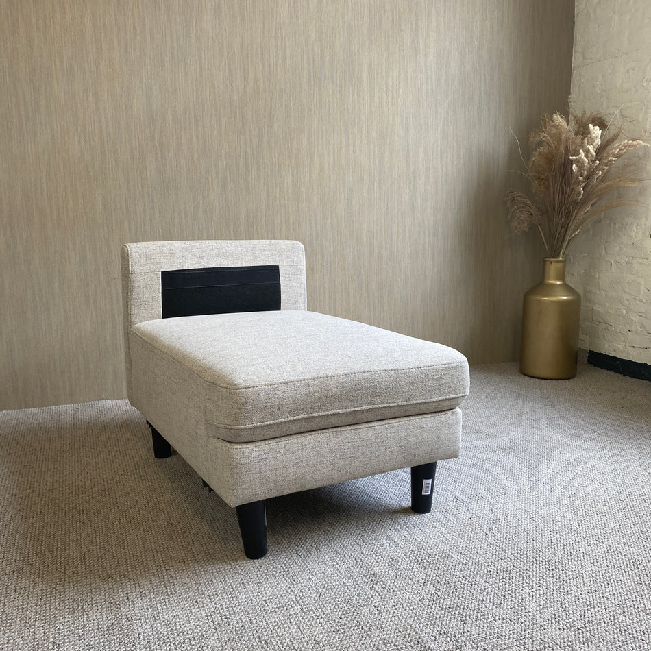 Sofa Couch gebraucht grau ohne Rückenkissen modular Sofamodul gepolstert