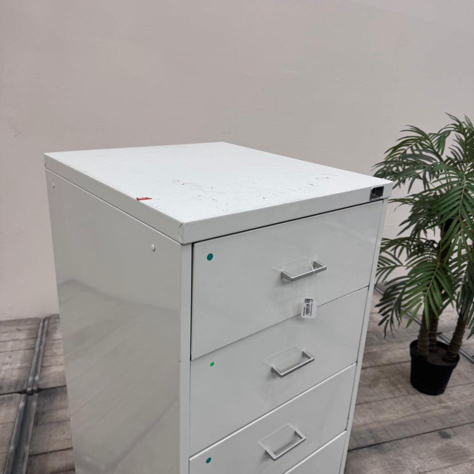 Karteischrank Grau Metall Büro Schrank 6 Schubladen Aktenschrank Gebraucht