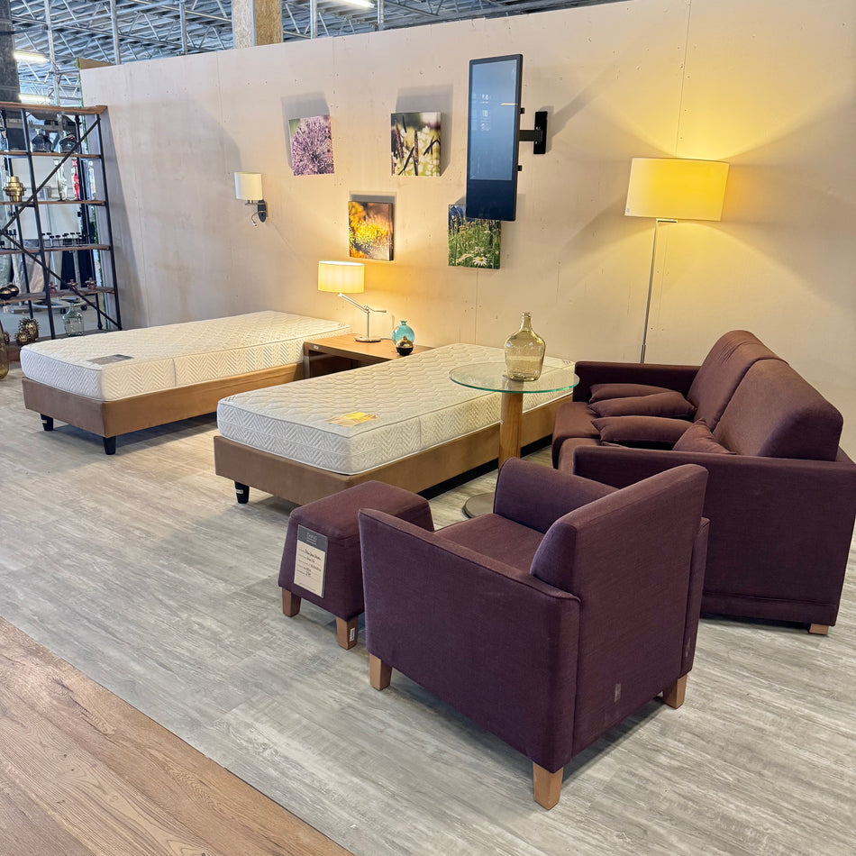 Hilton Davos Schweiz Komplettzimmer mit Einzelbetten & Schlafcouch Twin Zimmer