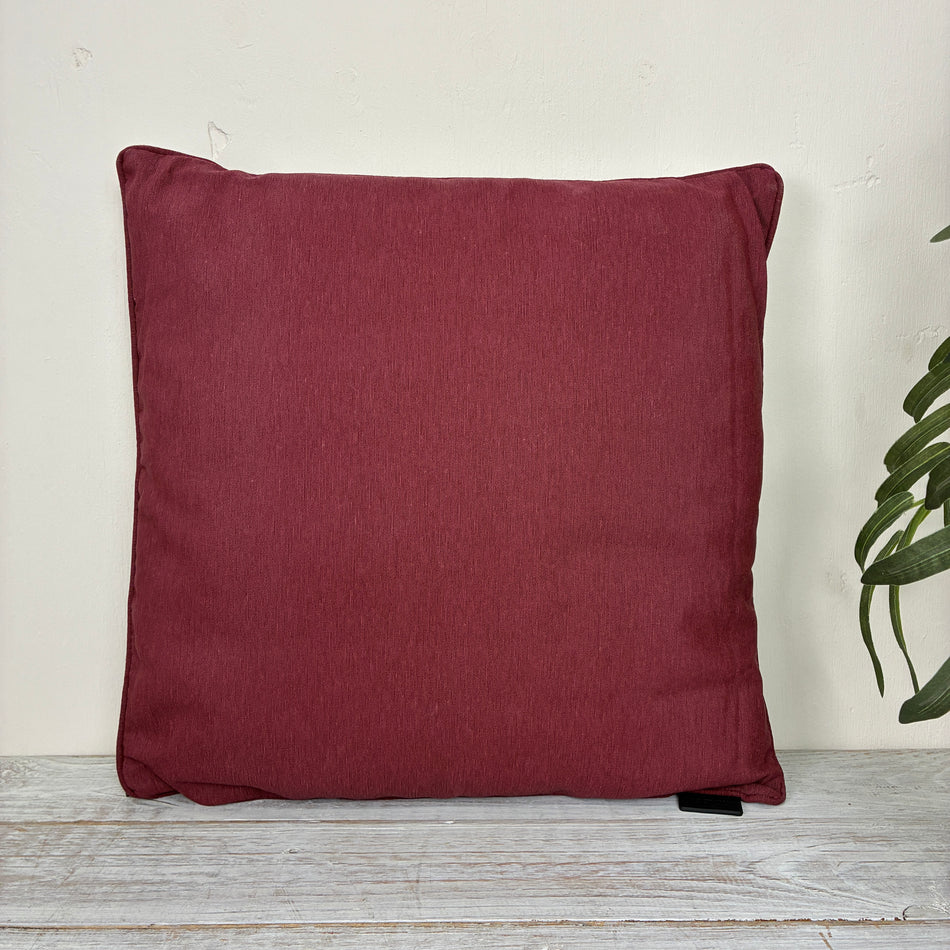 Madison Panama Kissen Bordeaux Rot 45x45 Dekokissen Outdoor Neuware