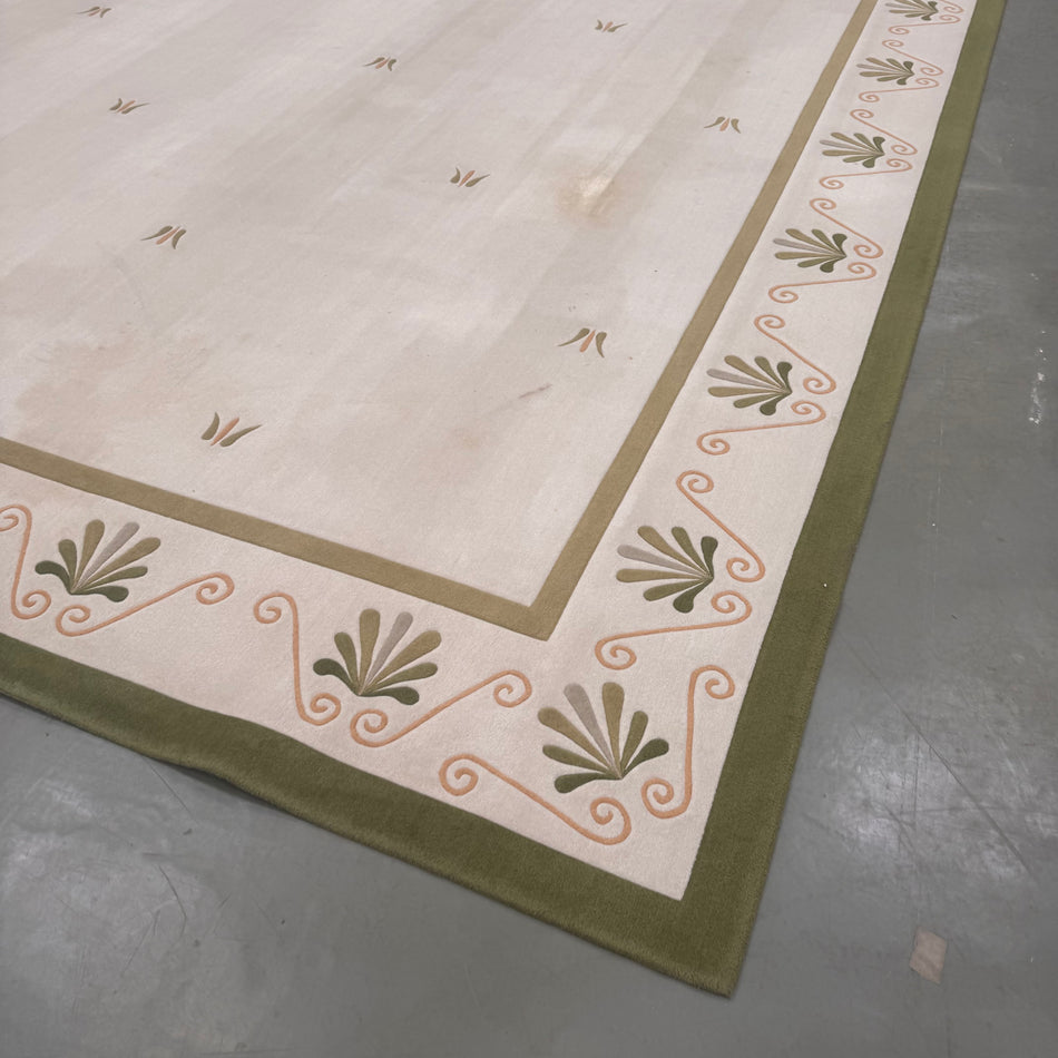 Luxus Mewes Teppich 840x160 Wolle Handgeknüpft  Klassizismus 19000€ NP