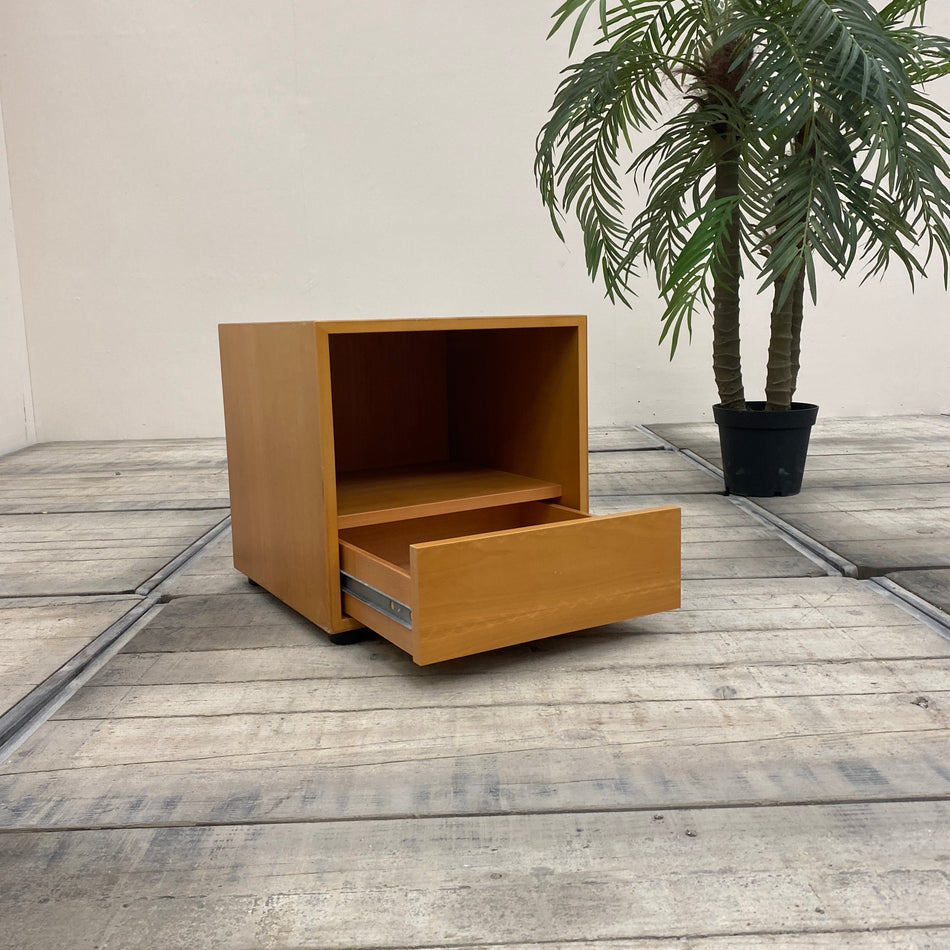Beistelltisch Nachttisch Braun Holz Design Gebraucht