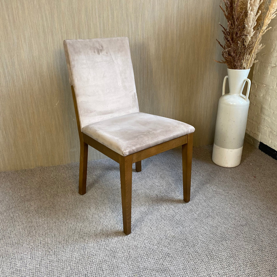 Alavya Home Esszimmerstuhl gebraucht grau Velours