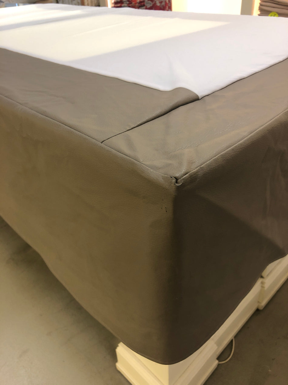 Betthusse 100x200 grau braun