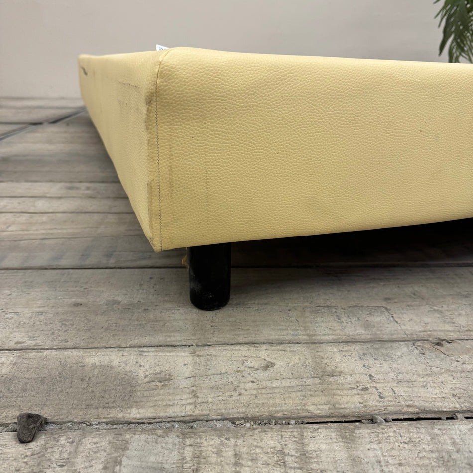 Bettgestell creme 160x200 Leder Gebraucht Boxspringbett