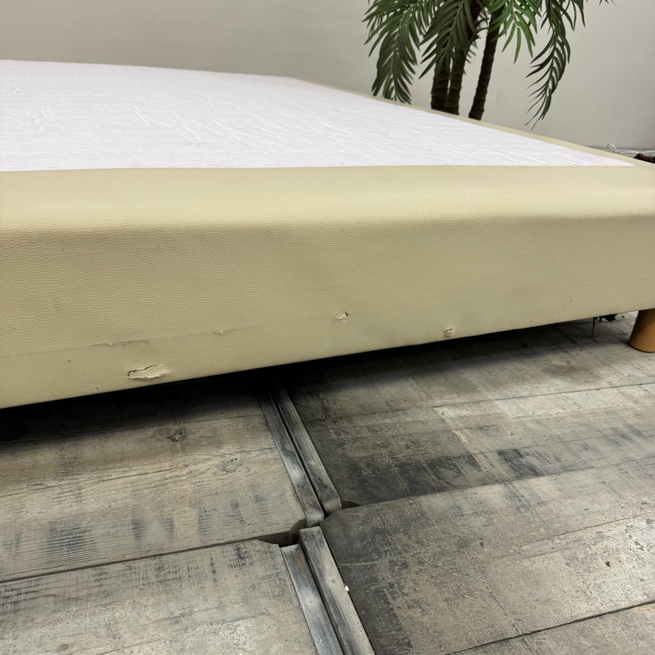 Boxspringbett Bettgestell 160x200 Creme Gebraucht