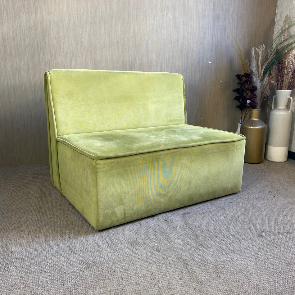 Clubsessel Grün Stoff Polstersessel Sessel gebraucht